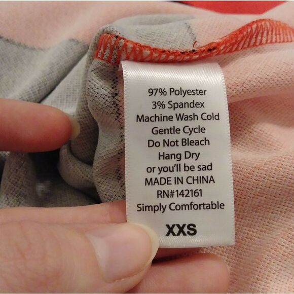 Lularoe Amelia Red and Black Striped Colorblock Midi Dress - Picture 5 of 6